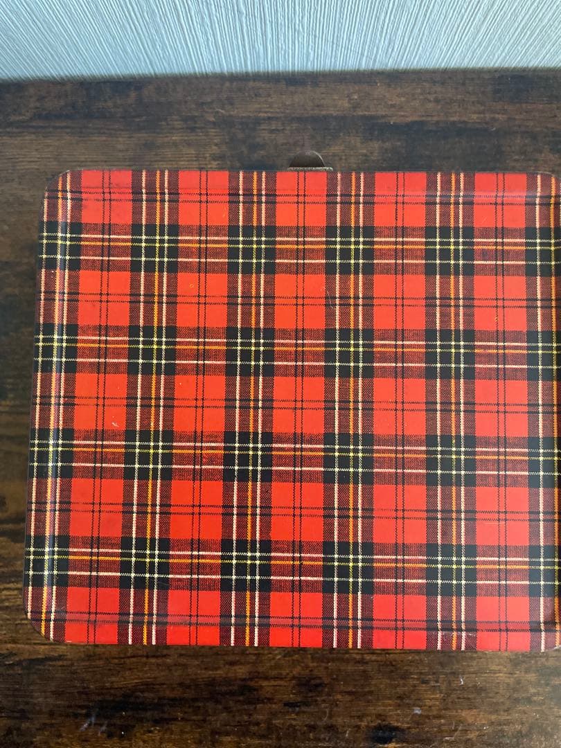 レトロ タータンチェック 弁当箱