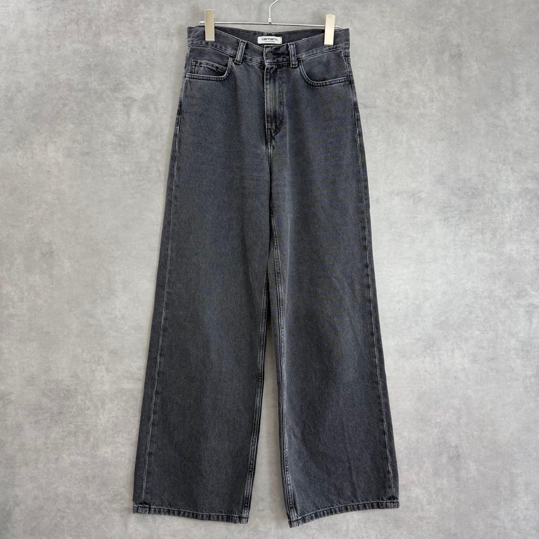 Carhartt WIP カーハート ブラックデニムパンツ LOOSEバギー