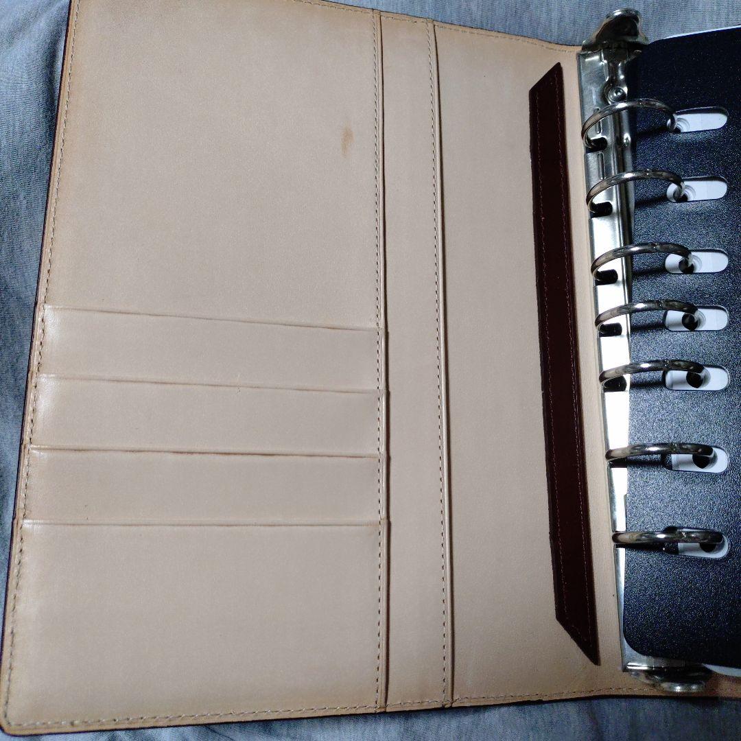 フランクリンプランナー　クラシックサイズ　システム手帳　ブラウン