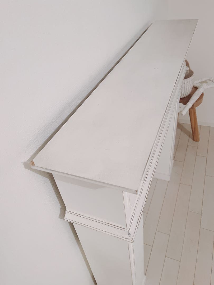 【お値下げ】シャビーシック組み立て式　コンソール　マントルピース　アンティーク調