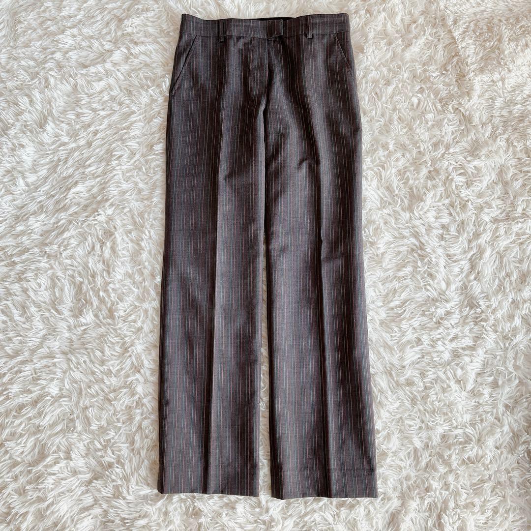 【PAUL SMITH】パンツスーツ マルチストライプ グレー 40/38