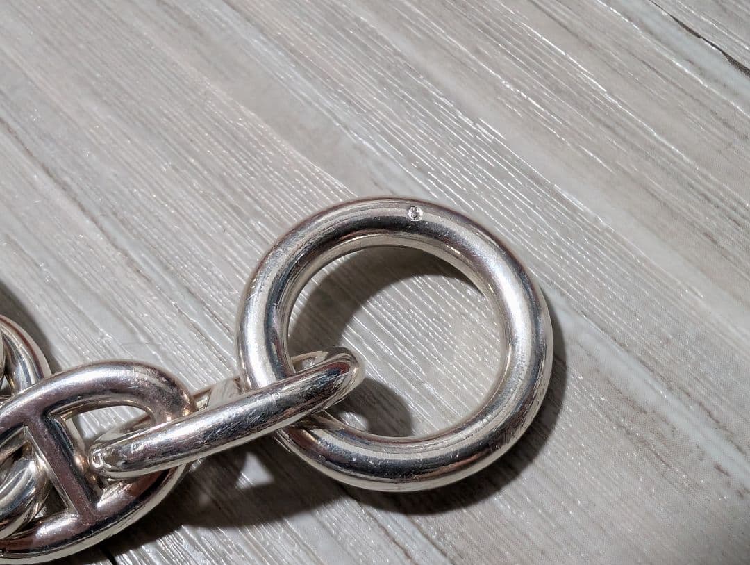 HERMES エルメス シェーヌダンクル TGM 12コマ ブレスレット