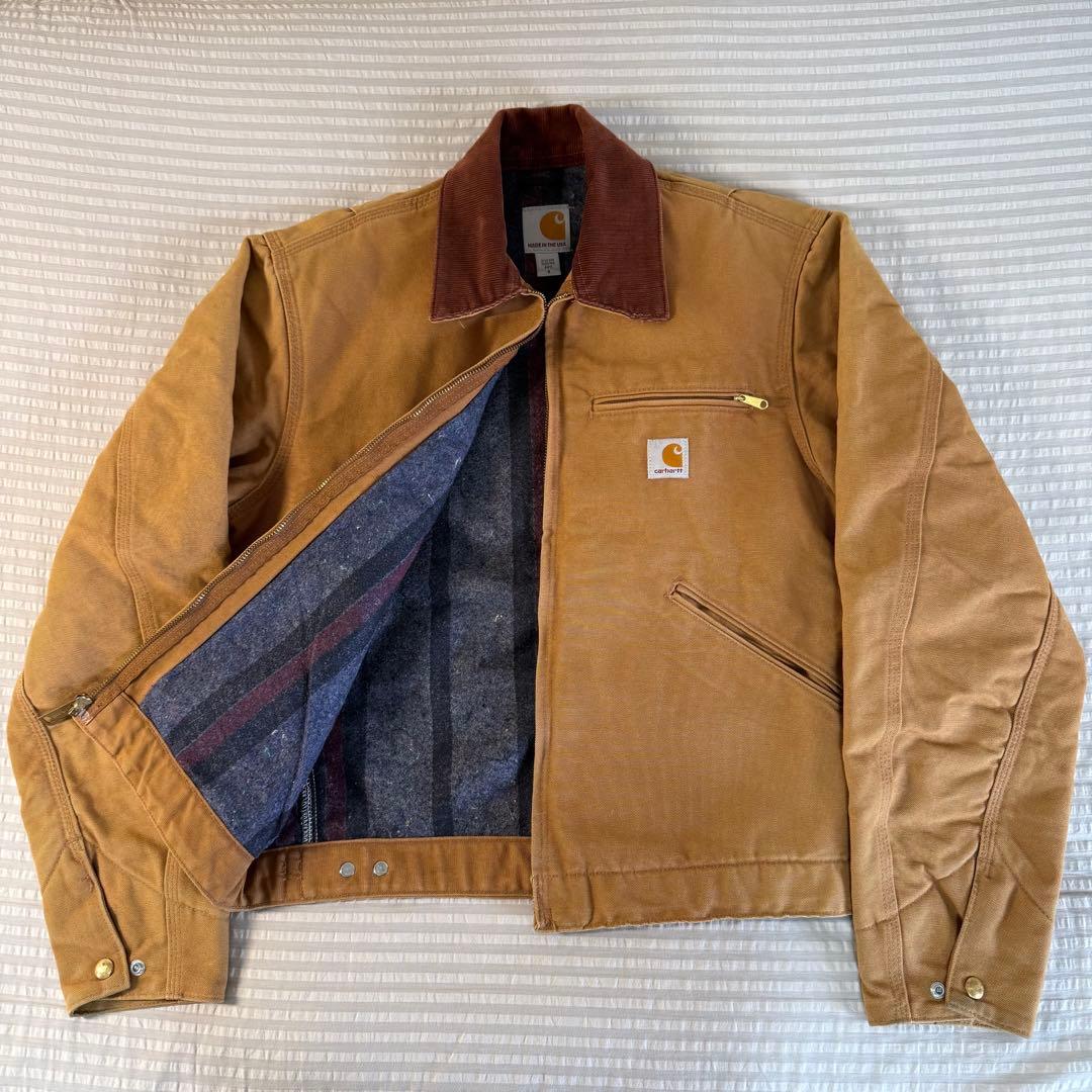 カーハートデトロイトジャケットJ001 USA製