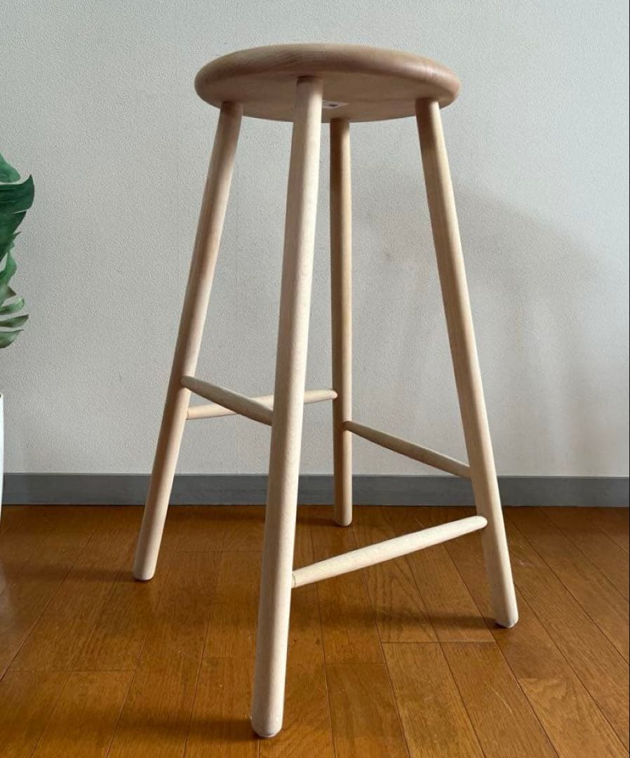 ノルディック スツール　② 北欧モダン　デンマーク　ミッドセンチュリー　天然木
