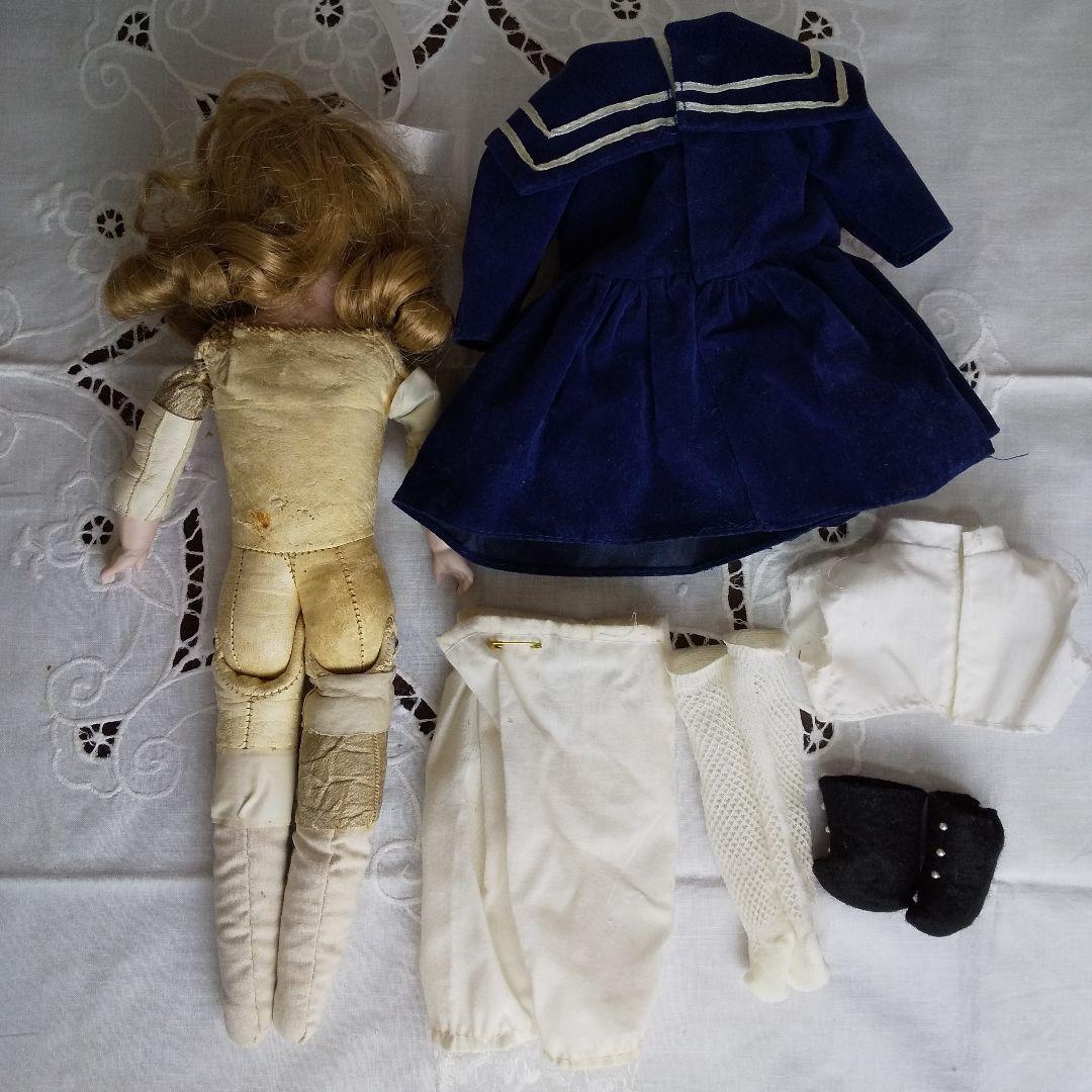 猫猫♥夏の大特価❤️セーラーが可愛い美しいお顔のドイツアンティークドール