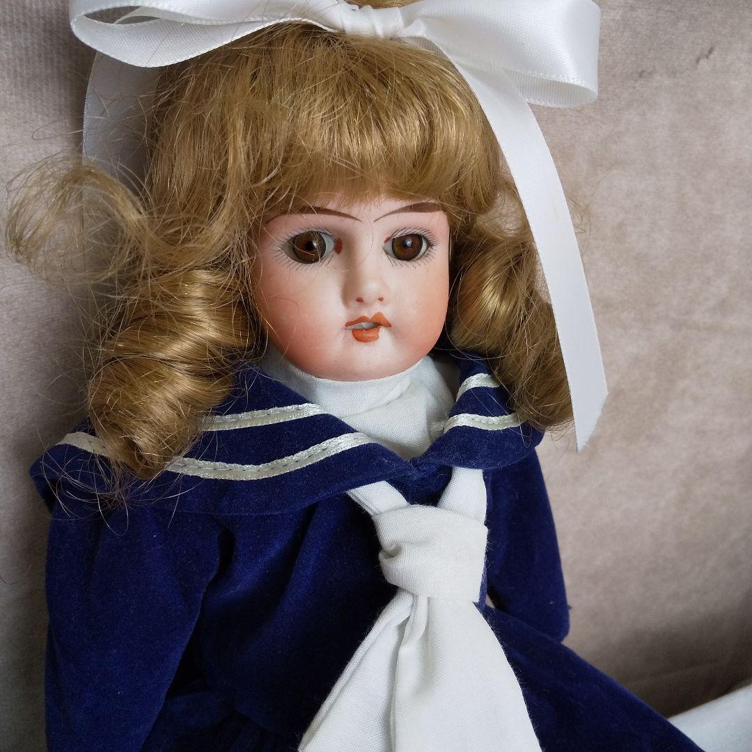 猫猫♥夏の大特価❤️セーラーが可愛い美しいお顔のドイツアンティークドール