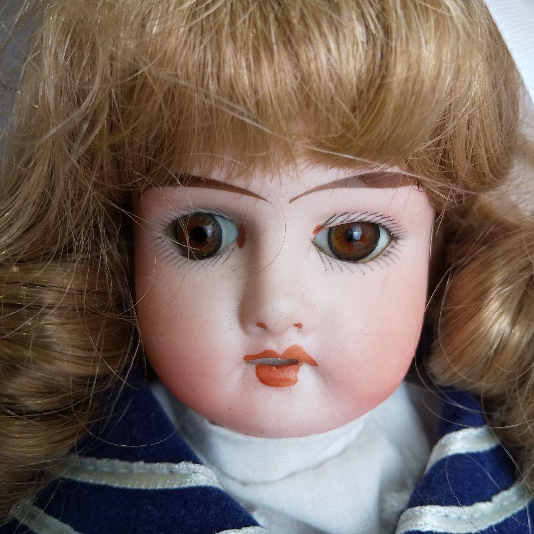 猫猫♥夏の大特価❤️セーラーが可愛い美しいお顔のドイツアンティークドール