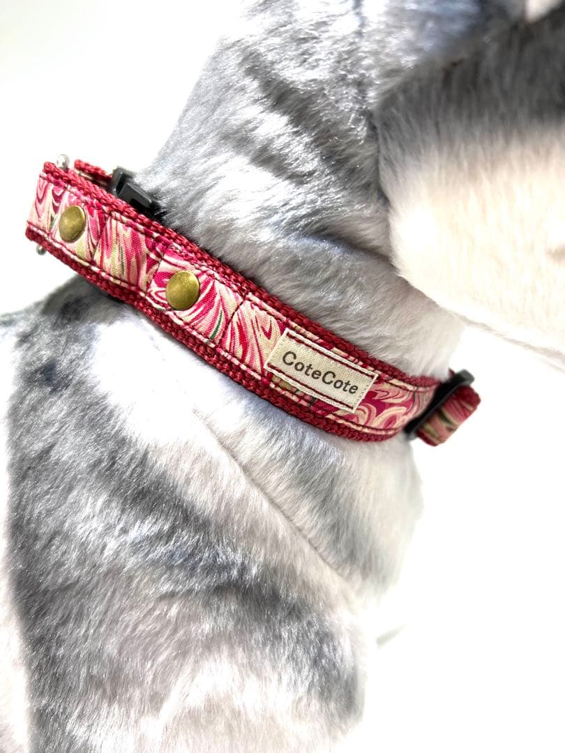 犬　首輪とショルダーリードのセット ハンドメイド