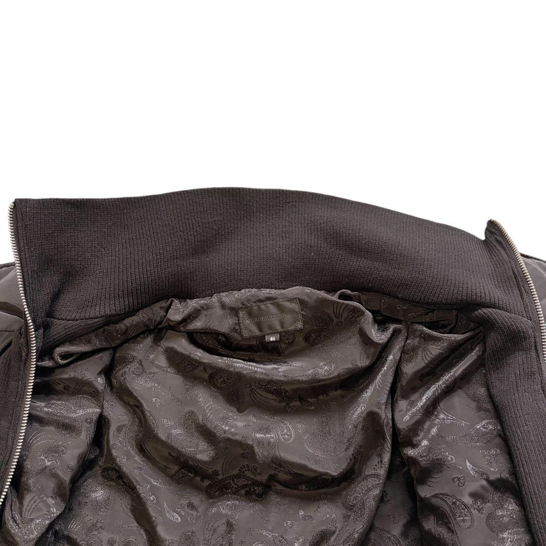 ライダース ジャケット 黒 短丈 ブルゾン MA1 y2k マーダーライセンス