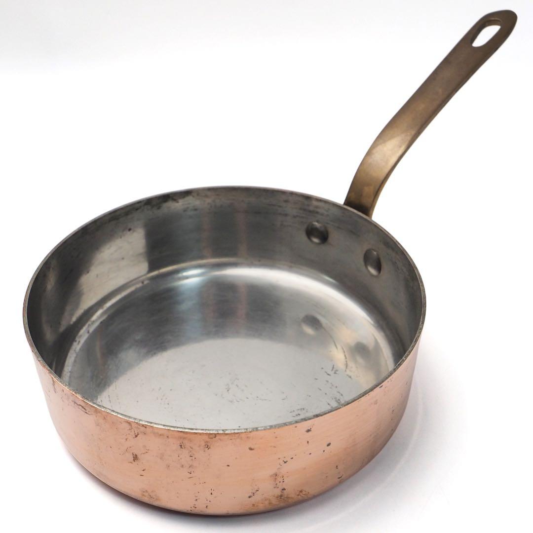 フランス製 Mauviel ムヴィエール ソースパン　フライパン ミニパン 銅製