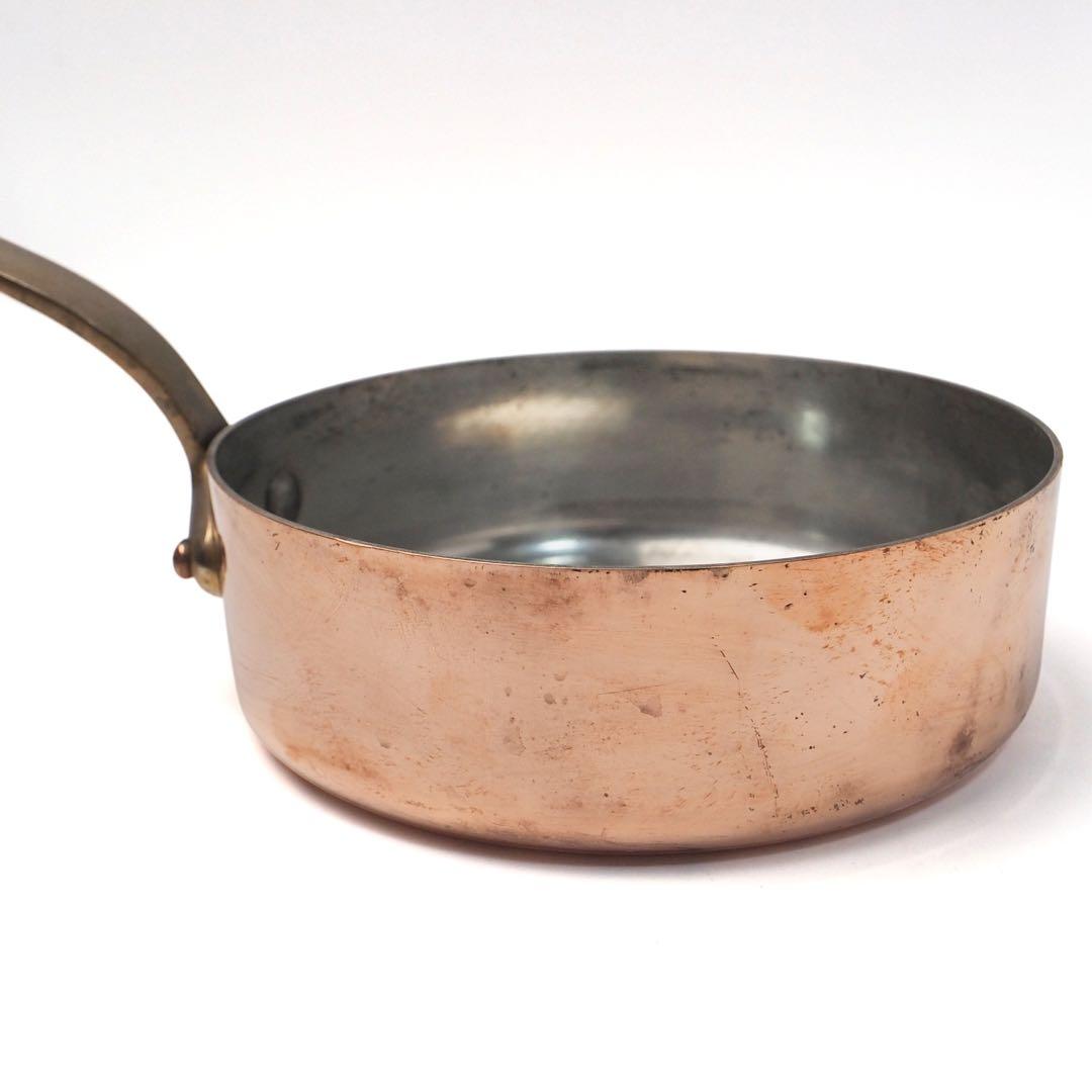 フランス製 Mauviel ムヴィエール ソースパン　フライパン ミニパン 銅製