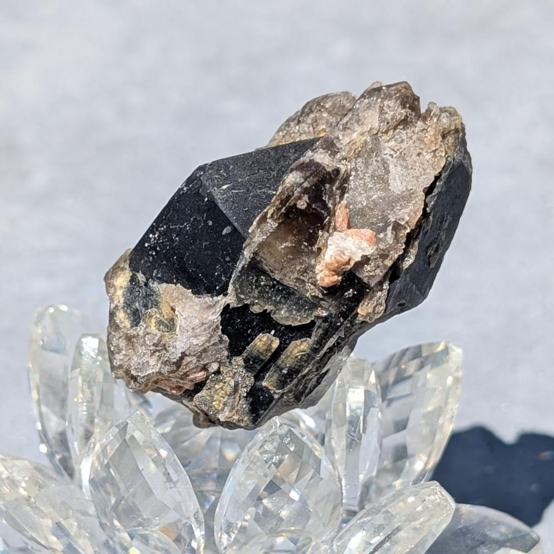 一点物 ドリーム モリオン 原石 山東省産 黒水晶 58g お守り天然石 ギフト