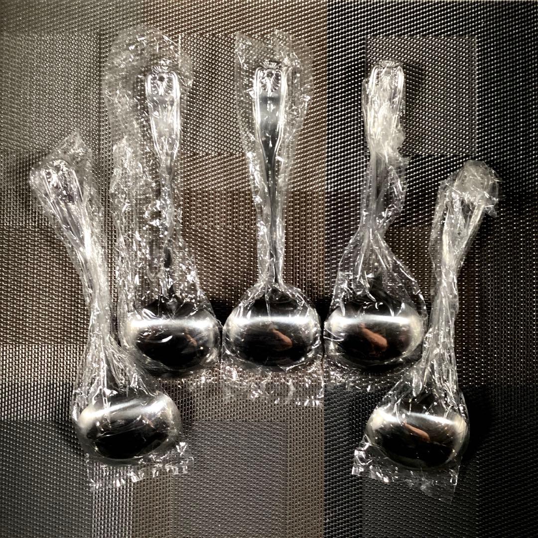 『未使用•痛み』　三越　スープカップ　スプーン　5セット