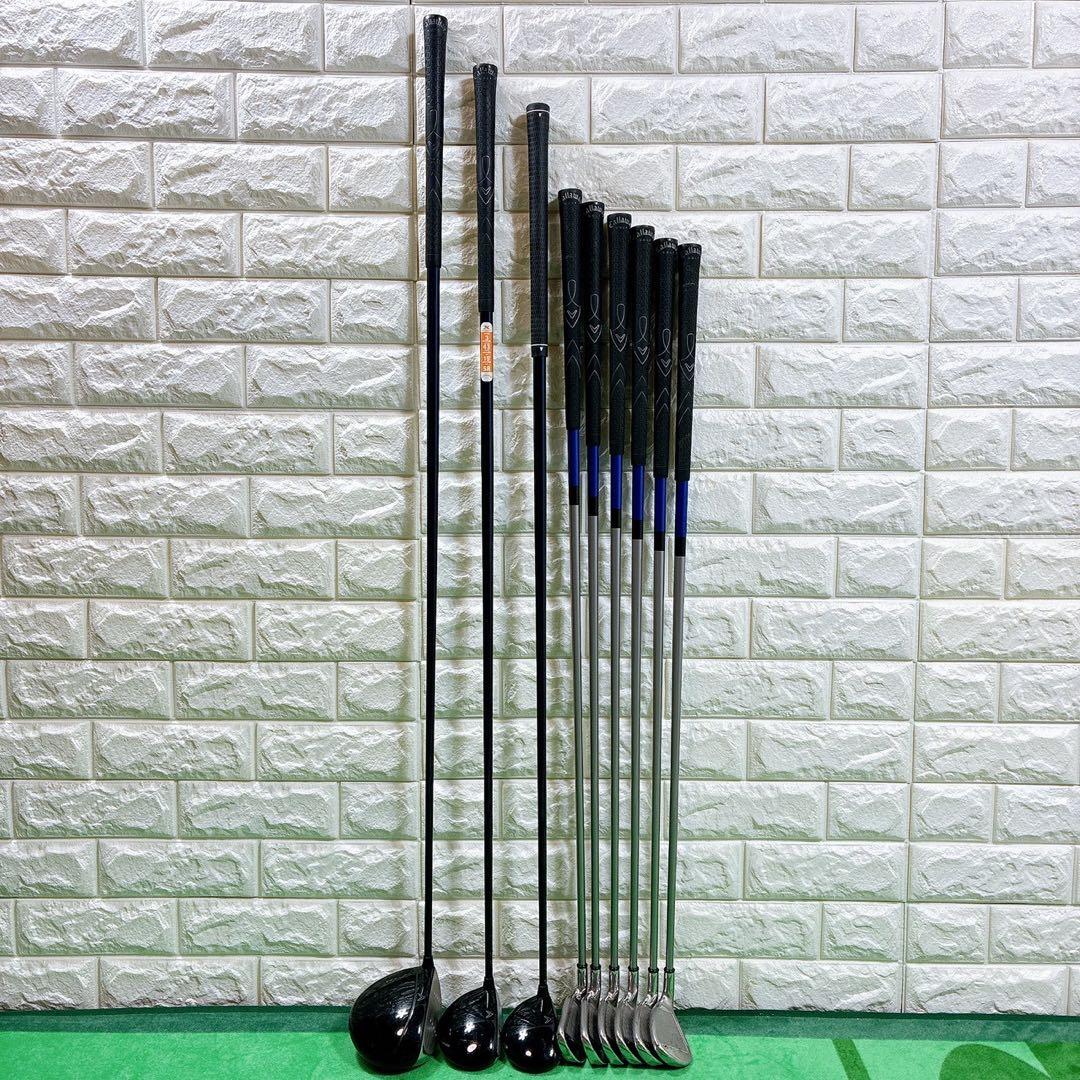 Callaway X-18 メンズゴルフクラブセット 9本 フレックスSR〜S