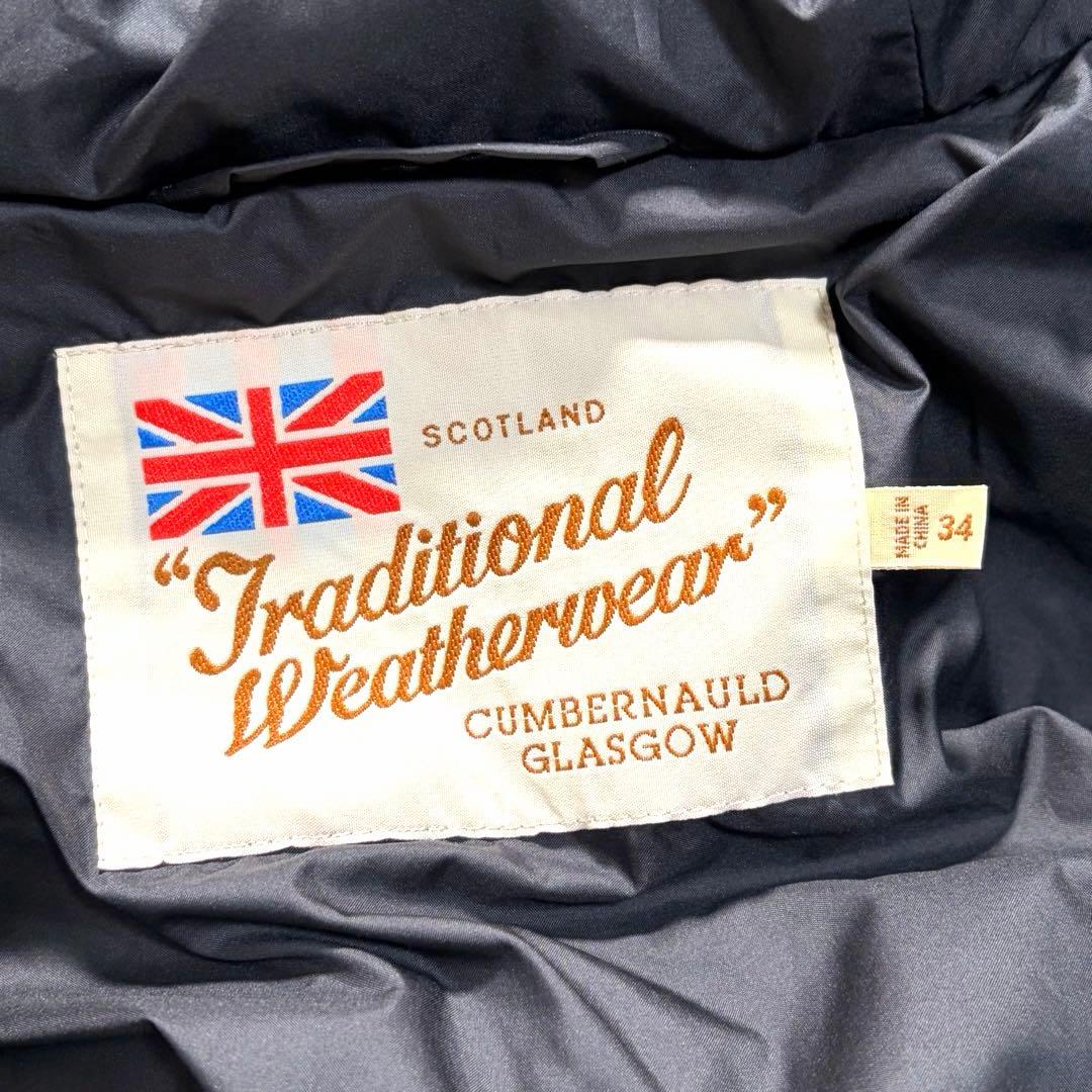 【美品】トラディショナルウェザーウェア ダウンコート AVON LONG 黒