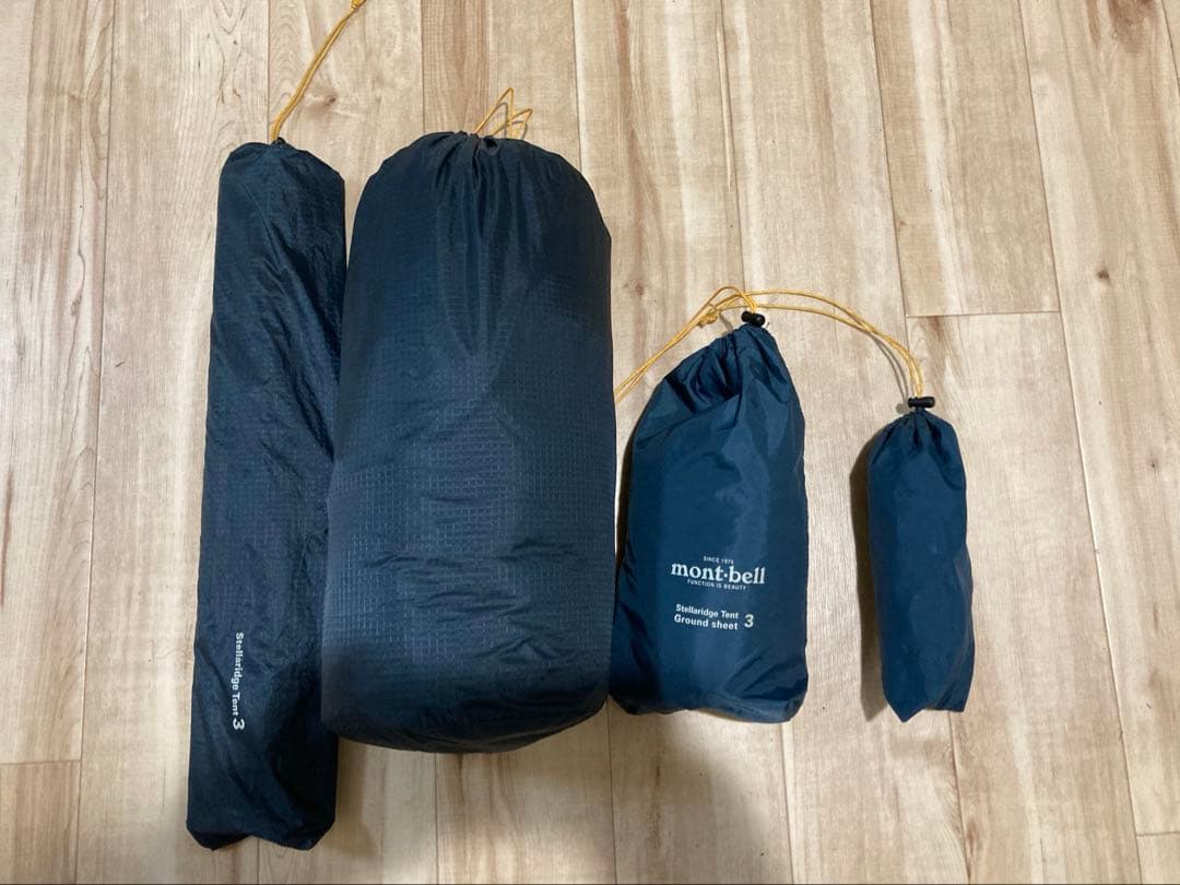 モンベル mont-bell ステラリッジ3・レインフライ・グランドシート
