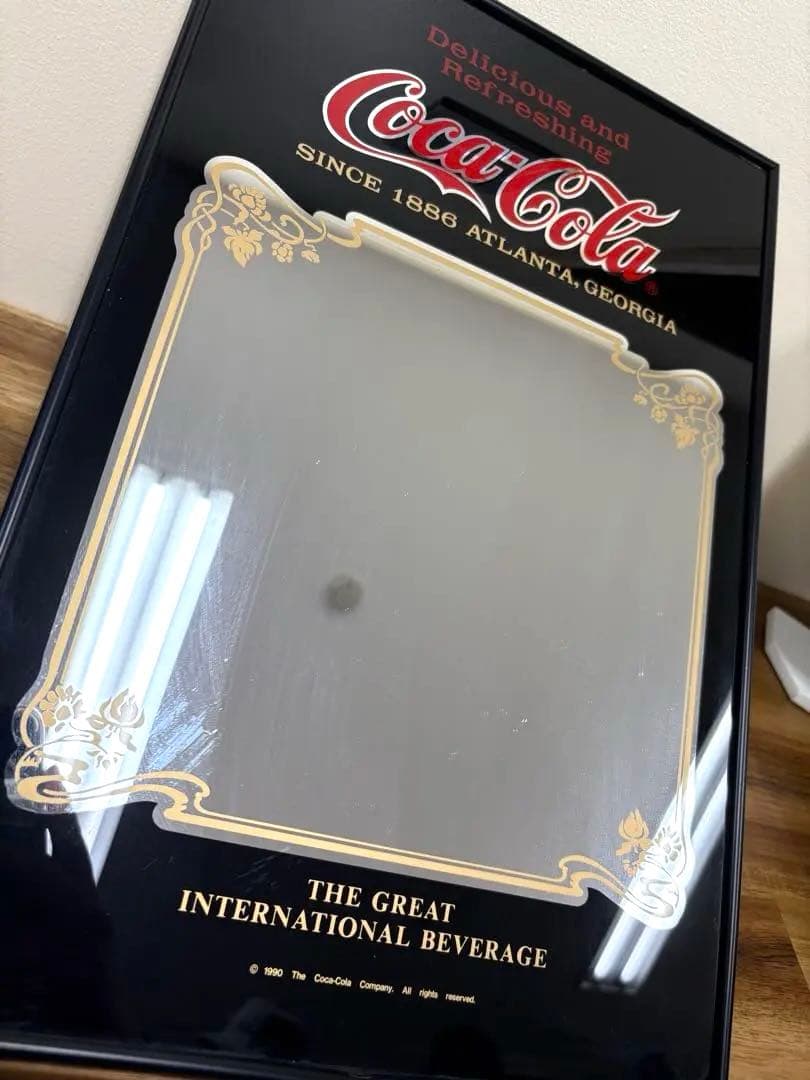コカコーラ　壁掛けミラー クラシックデザイン