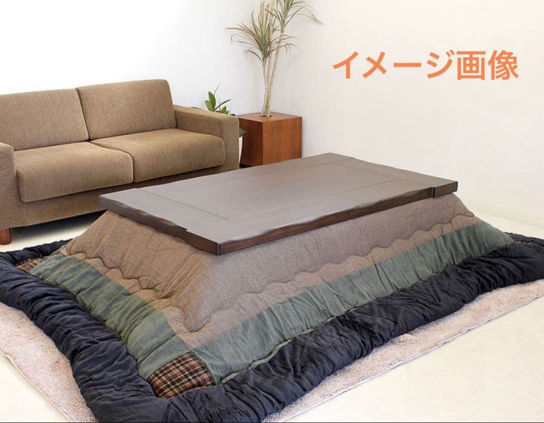 アウトレット☆家具調こたつ 和風モダン 暖卓 炬燵 継脚 長方形 120cm