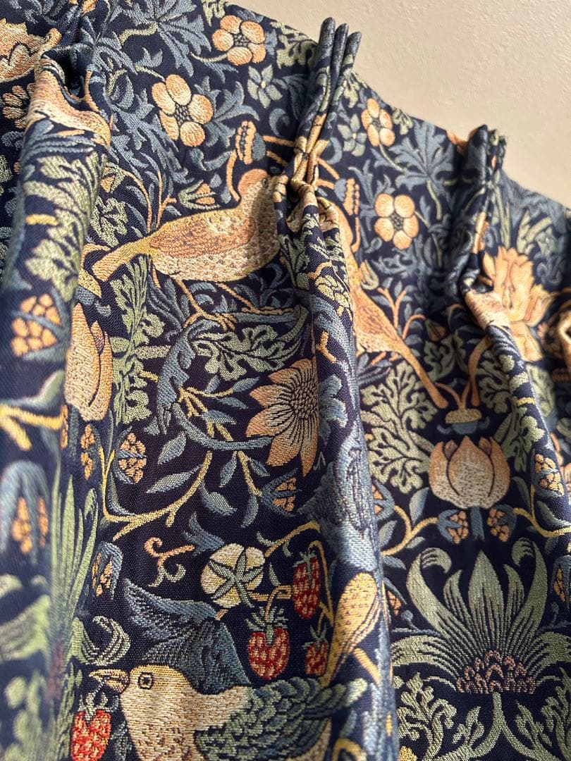 ウィリアム・モリス 川島織物セルコン ドレープカーテン