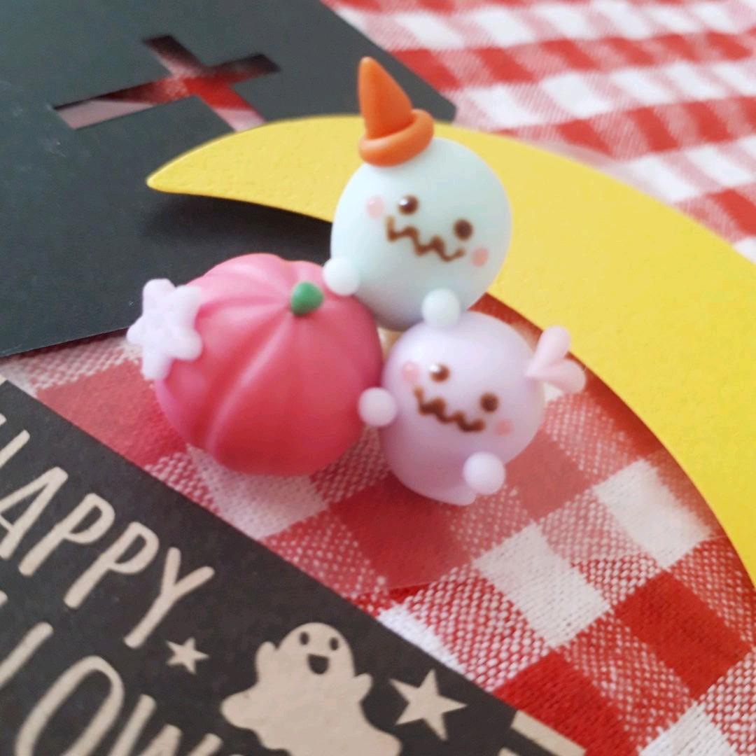 カラフルおばけちゃん&カボチャ