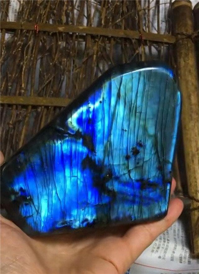 1230gAAA級天然ラブラドライト原石B0123/E276/240C