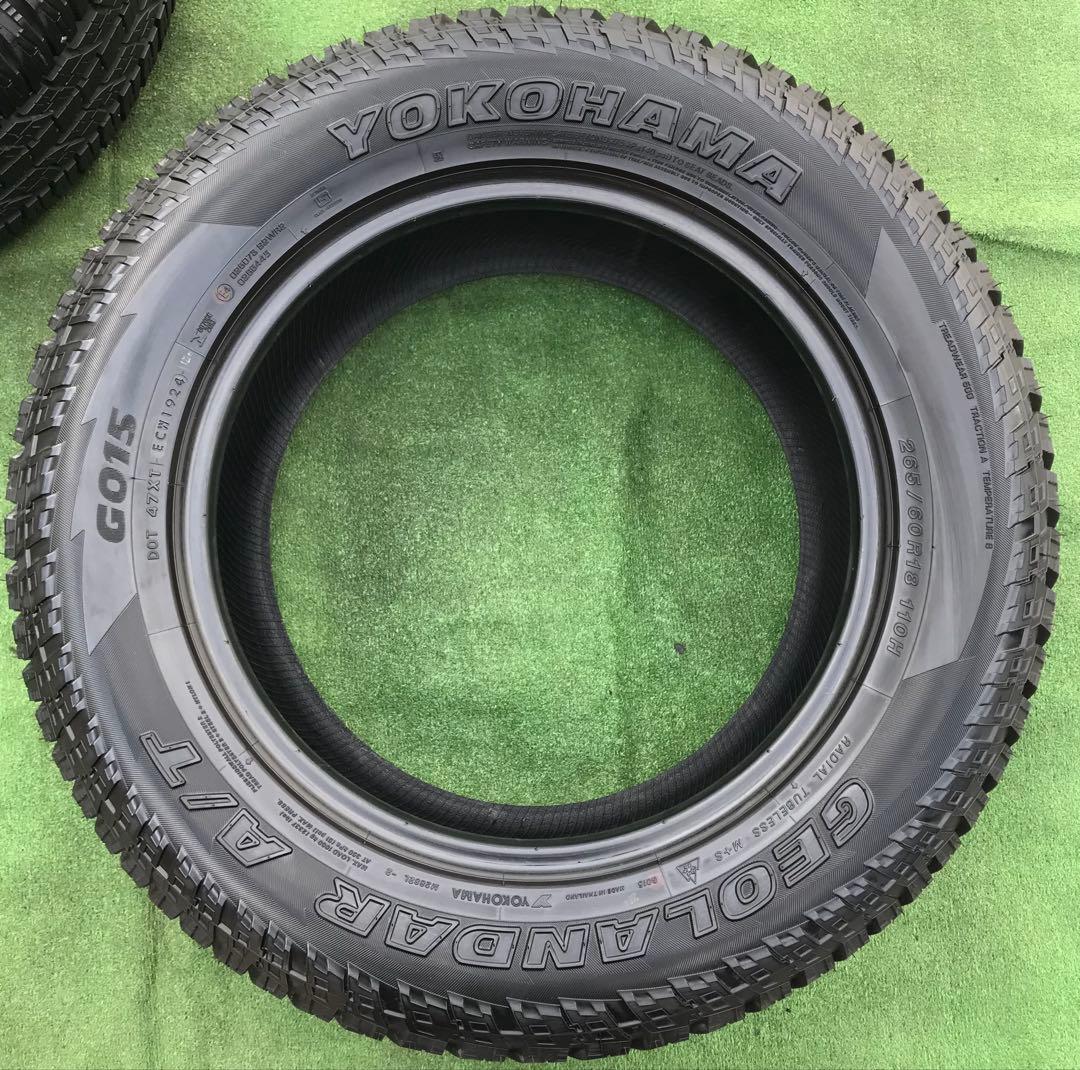 タイヤ・ホイール 265/60 R18 YOKOHAMA GEOLANDAR A/T G015