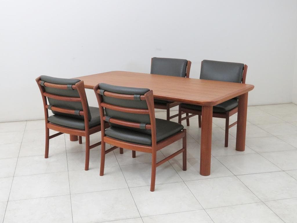 70’sヴィンテージ 日田工芸 ダイニング5点セット テーブル チェア チーク材