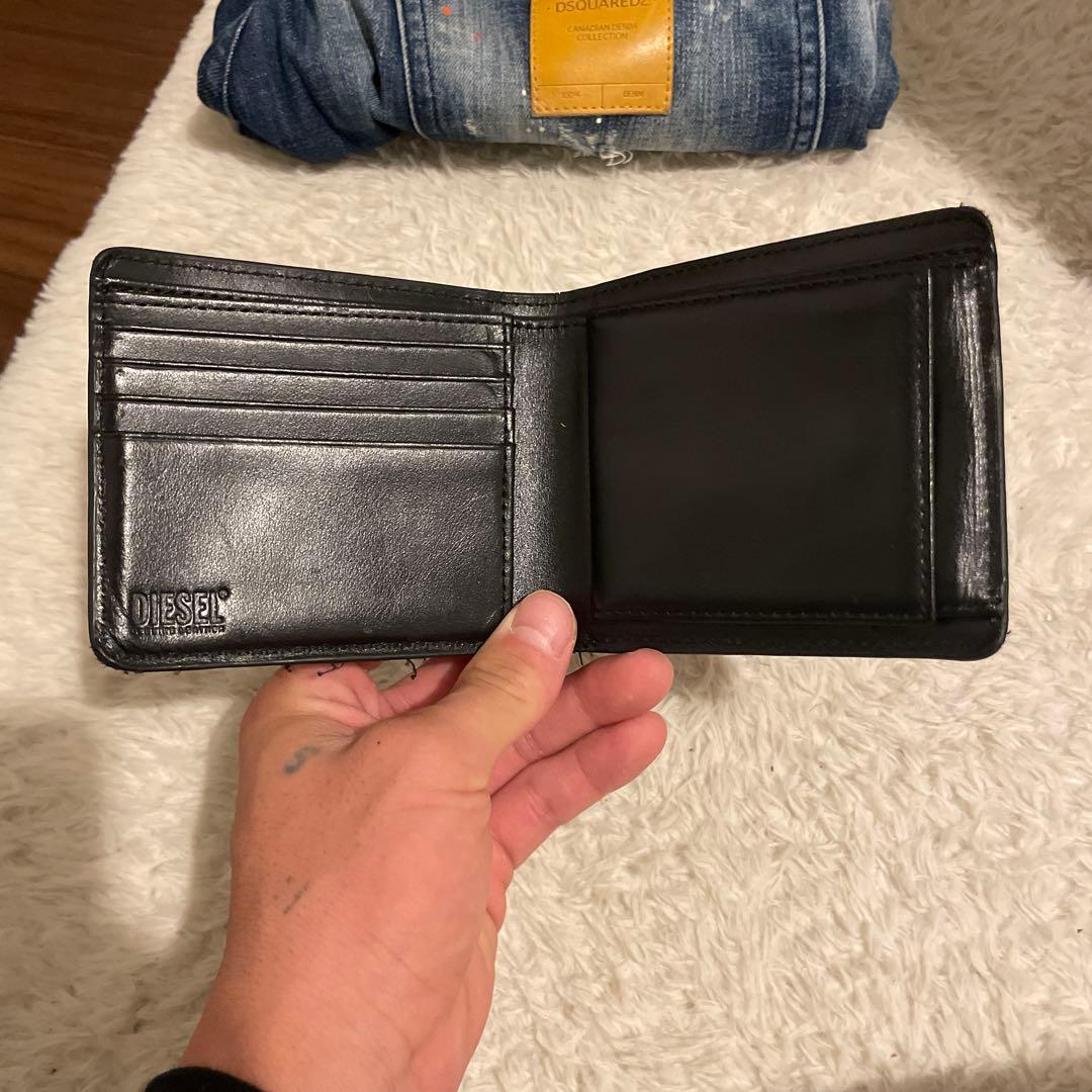 DIESEL 二つ折り財布 黒
