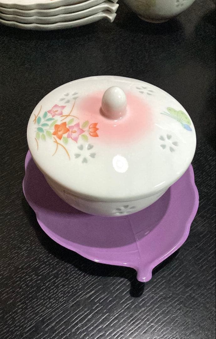★送料込★【有田焼・茶器フルセット】✰︎蓋付湯呑 銘々皿 茶たく✰︎28点セット