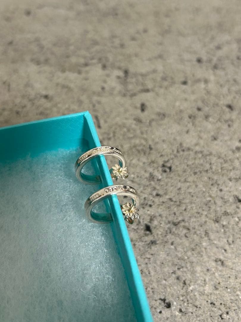 Tiffany & Co. ナロー ピアス1837 購入証明書付き、付属品完備