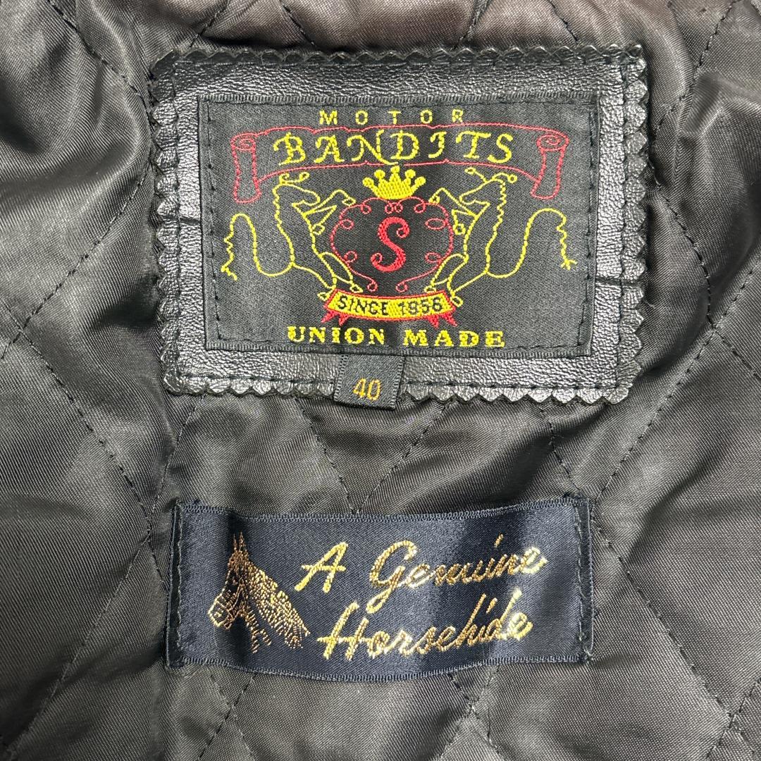 archive 馬革 ホースハイド ダブルライダース レザージャケット 40