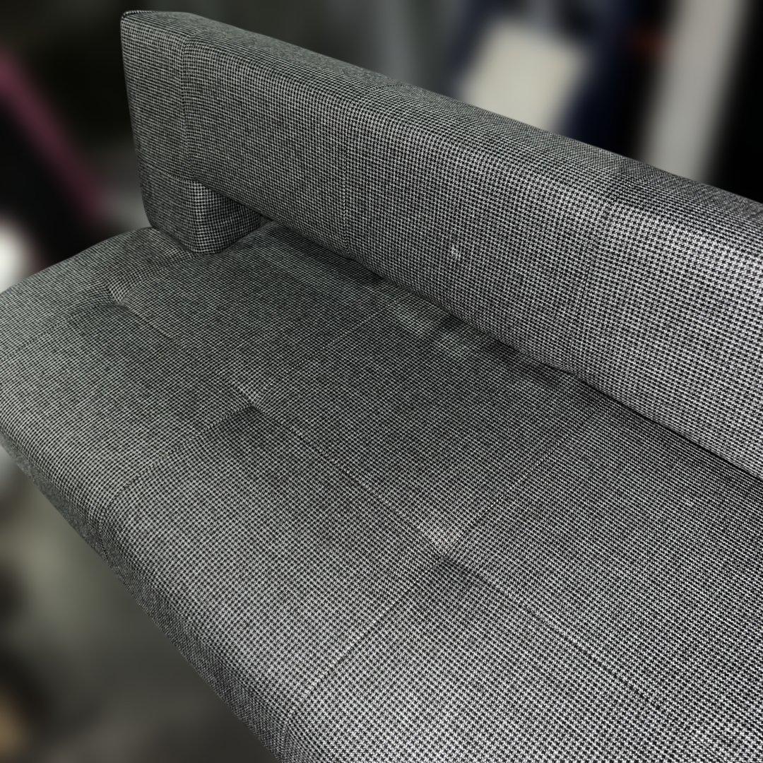 ⭐︎ソファーベッド3人掛け/関家具/千鳥柄/送料設置無料！オシャレデザイン！