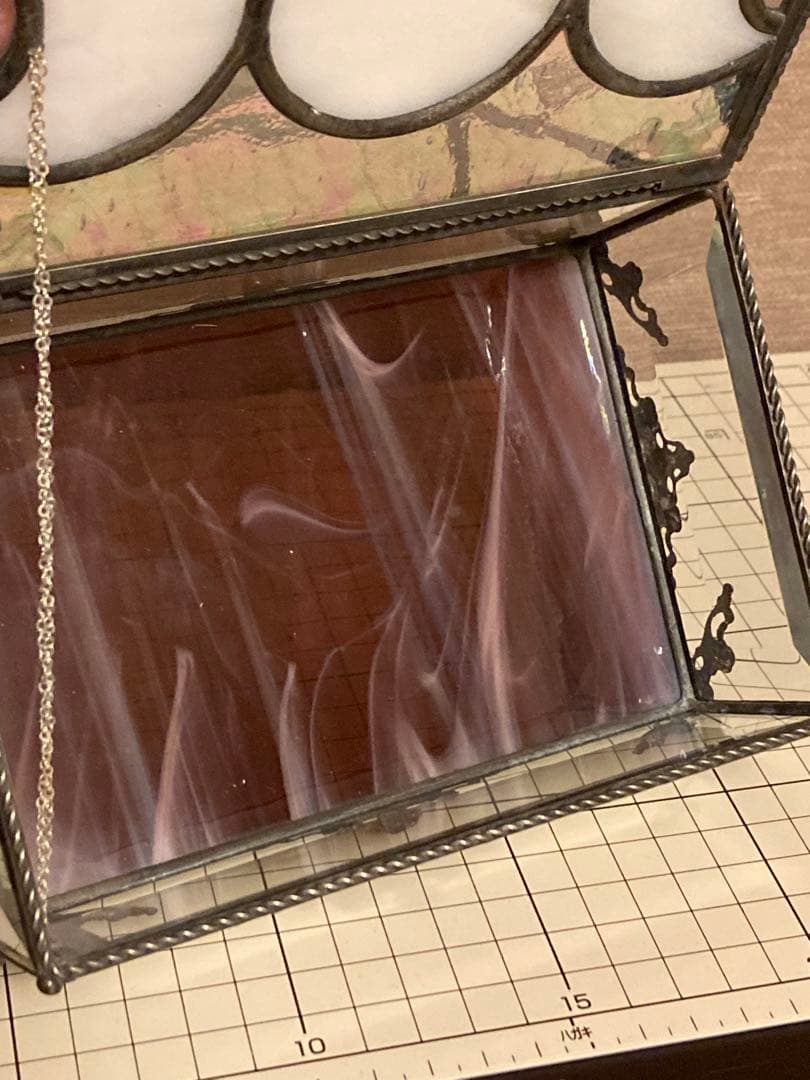 小物入れ ステンドグラス風 アクセサリーボックス 月モチーフ 魔女 ムーン