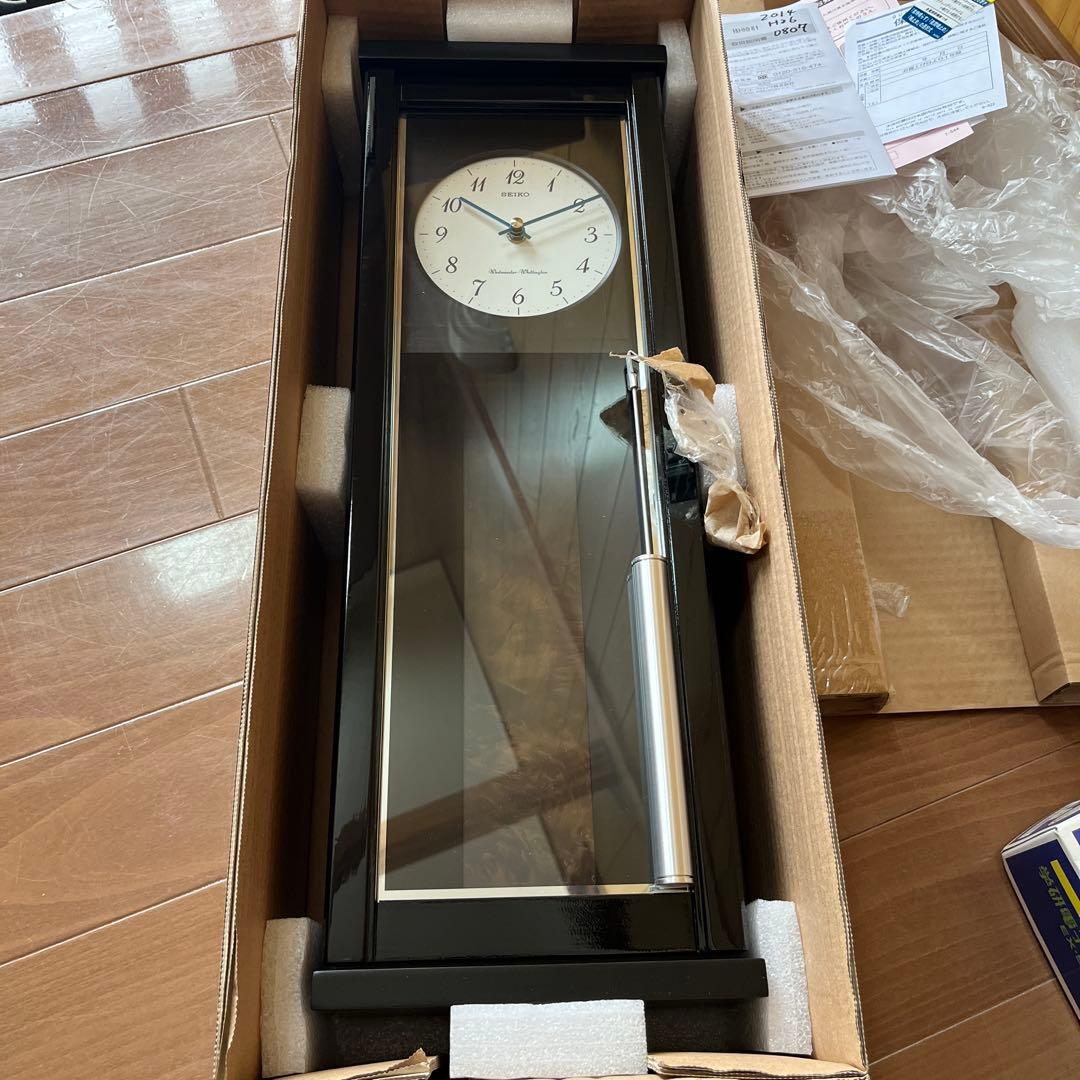 SEIKO westminster Wellington 掛時計 黒