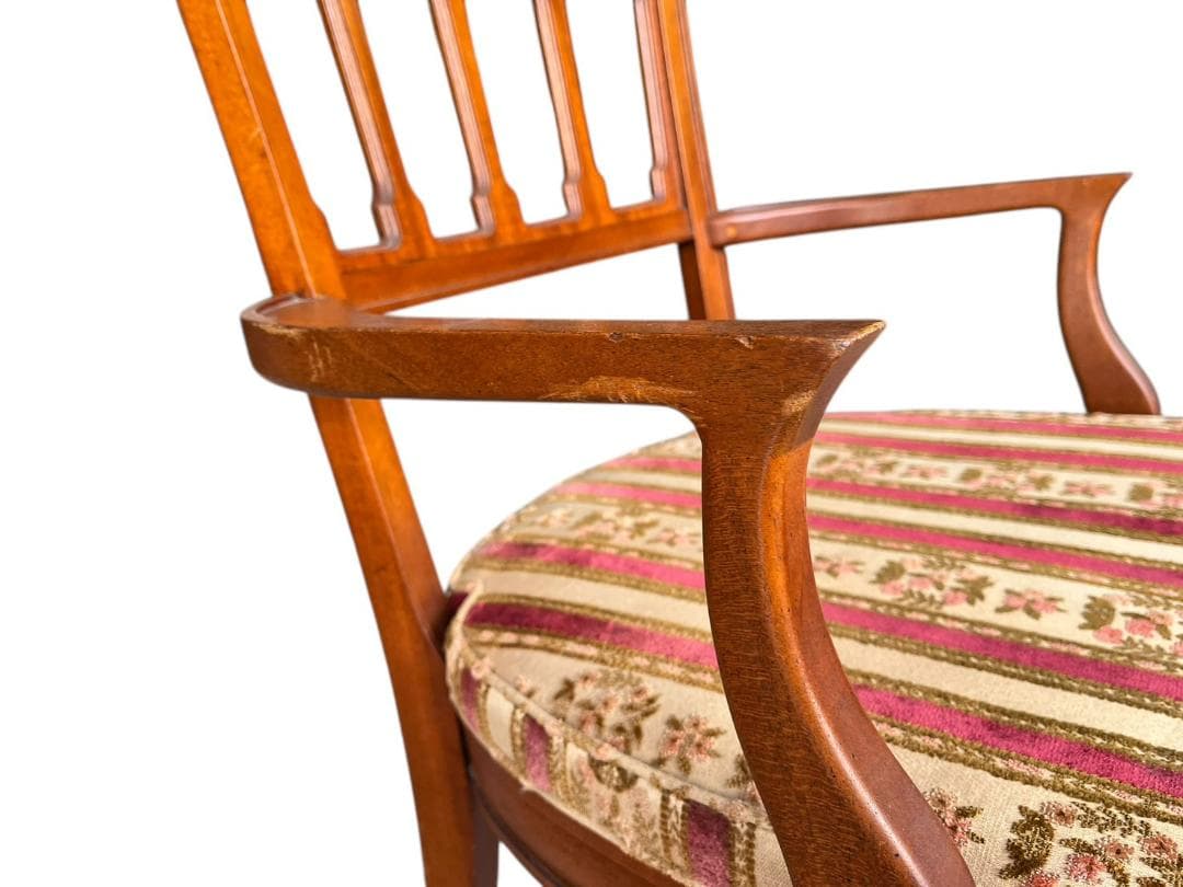 ◇①ドレクセルヘリテイジ肘掛け有【トライユンTRIUNE】ダイニングチェア