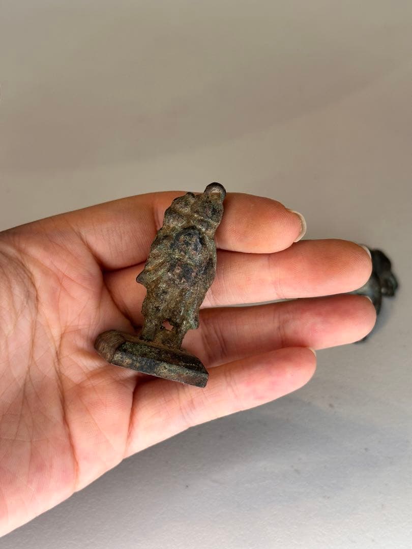 中国 青銅 印章 置物 3点セット 古美術