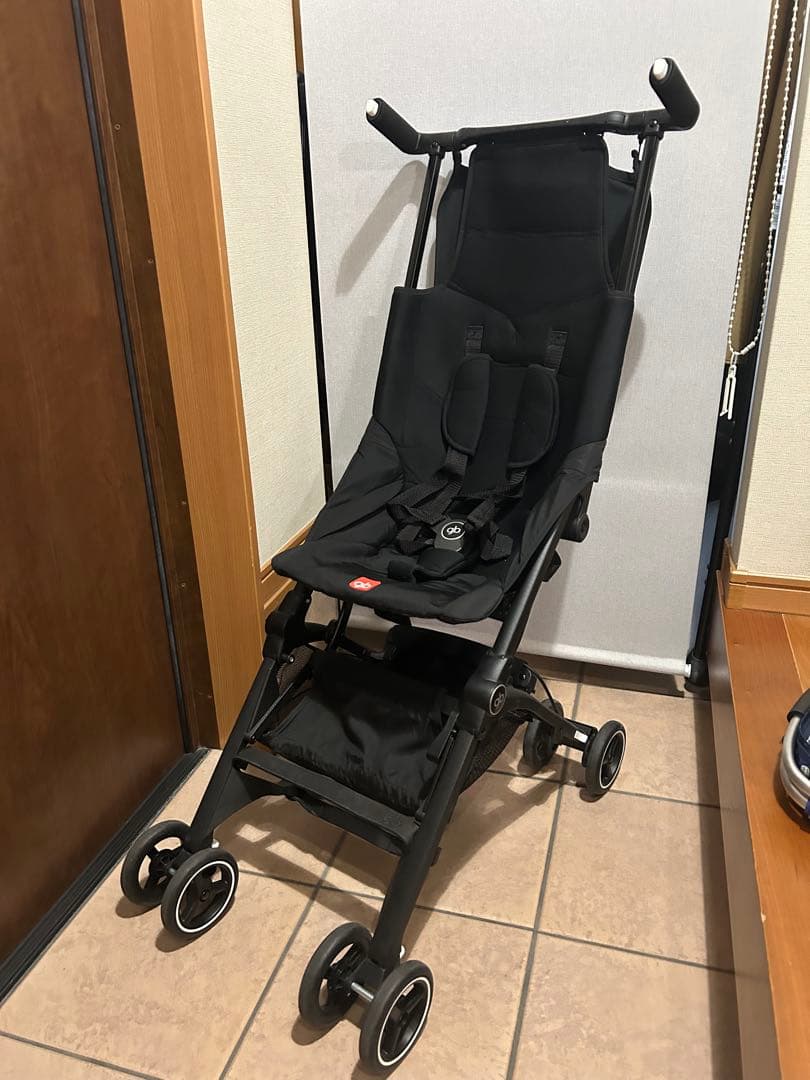 ブラック 折りたたみ式ベビーカー　ポキット