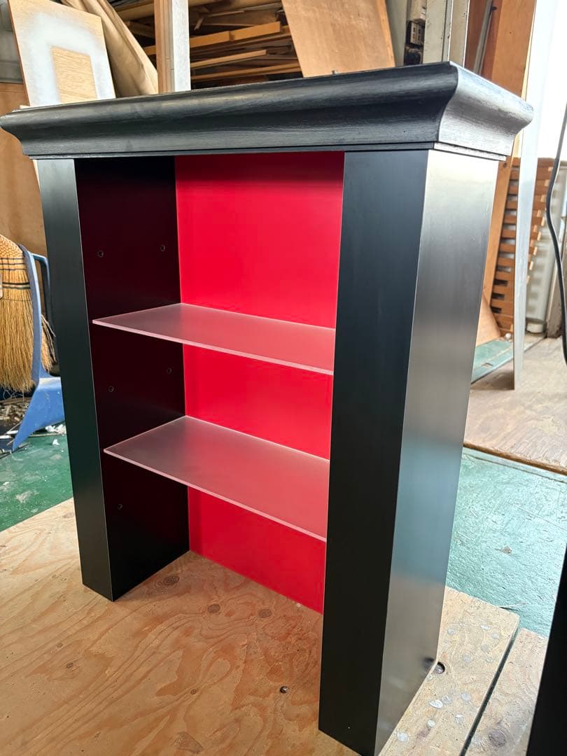 新品完成品 マントルピース オープンラック シェルフ