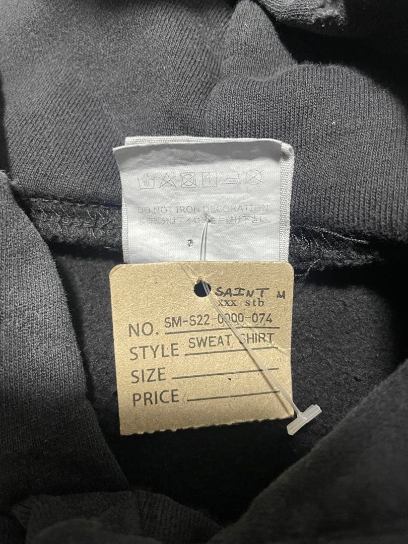 SAINT セントマイケル 25AW ベルベルジン コラボ パーカー 黒 L