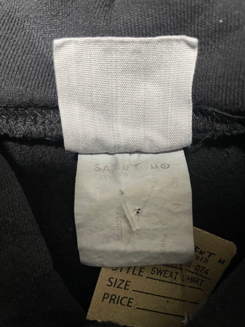 SAINT セントマイケル 25AW ベルベルジン コラボ パーカー 黒 L