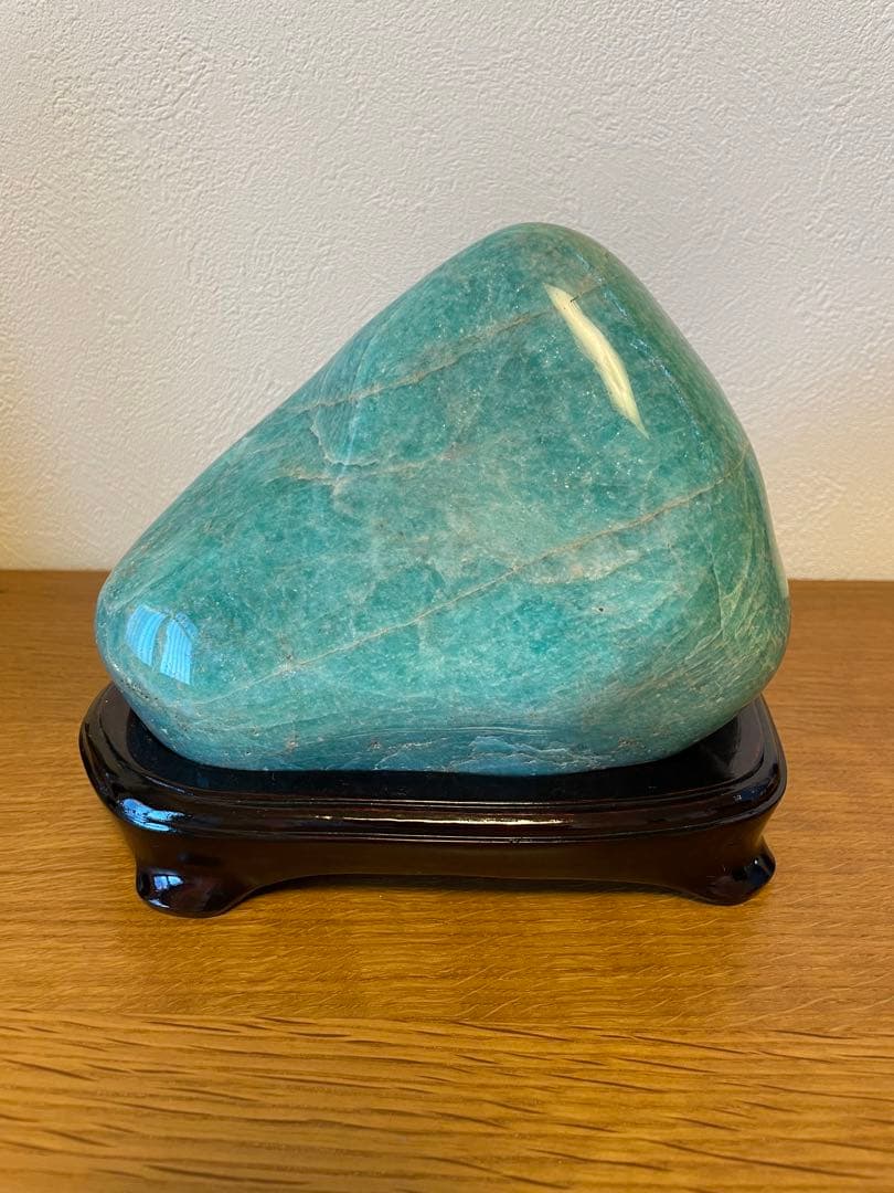 アマゾナイト　原石　鑑賞石