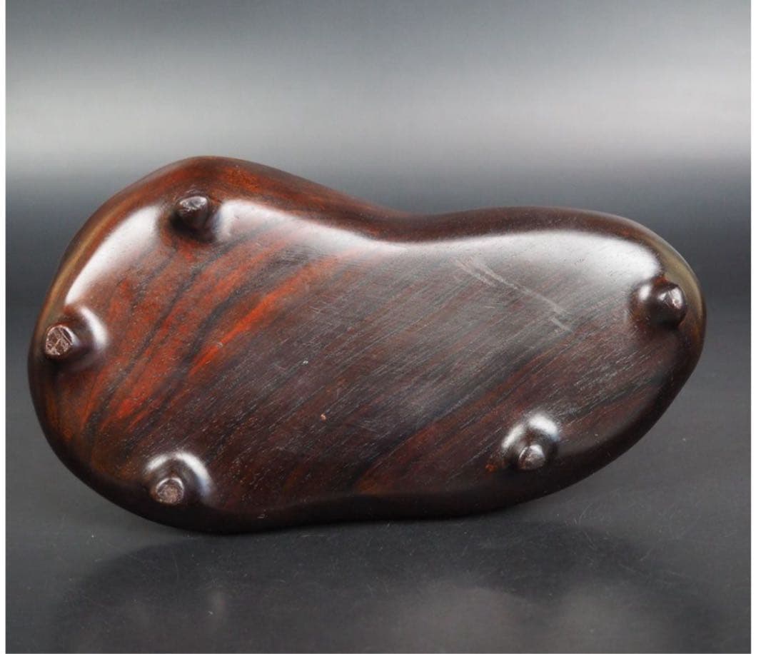 送料無料　水石愛好家蔵品放出 天然石　鞍馬石　遠山石　唐木台座