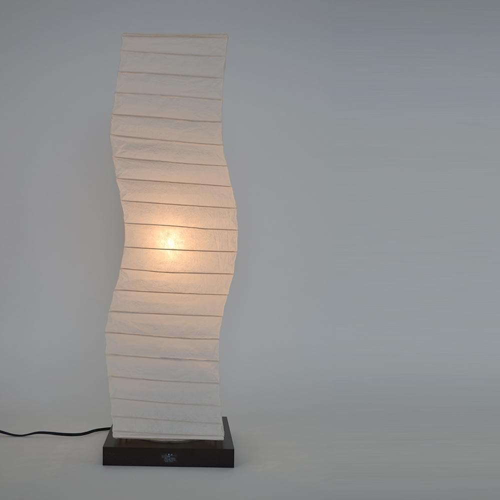 美濃和紙 和風 モダン照明 スタンド型フロアライト 揉み紙×麻葉白