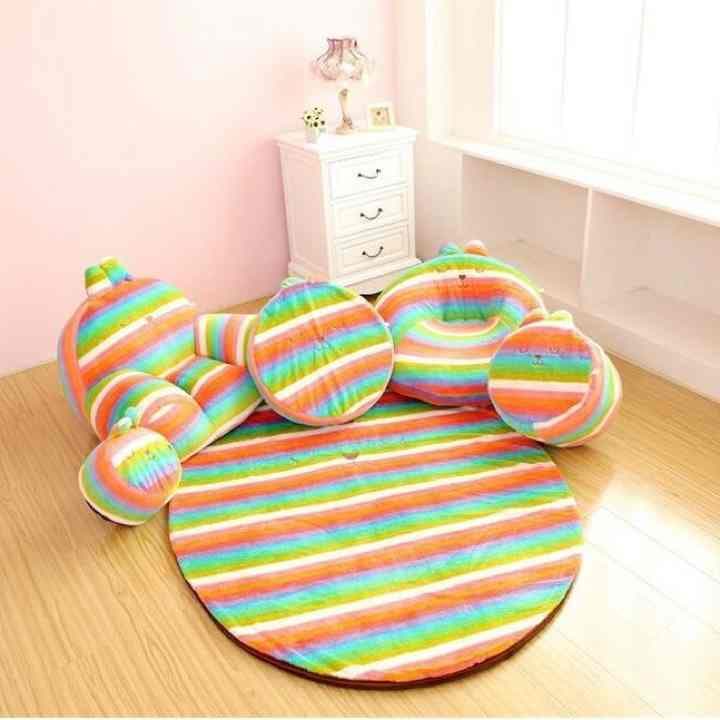 ぬいぐるみソファ椅子じゅうたんミニソファ8点セット002504