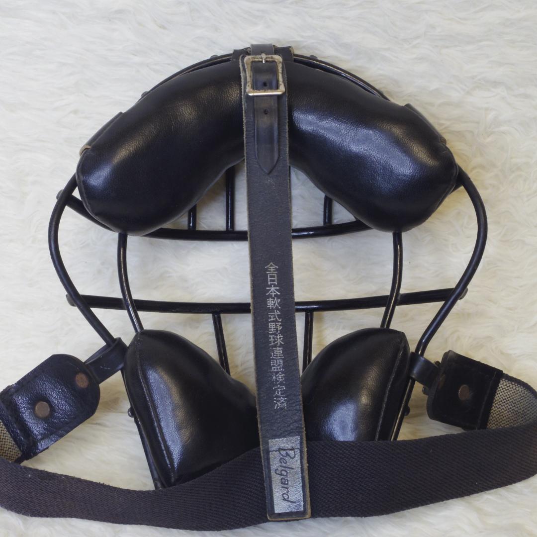 軟式野球３点セット　キャッチャー用レガース、マスク、ヘルメット