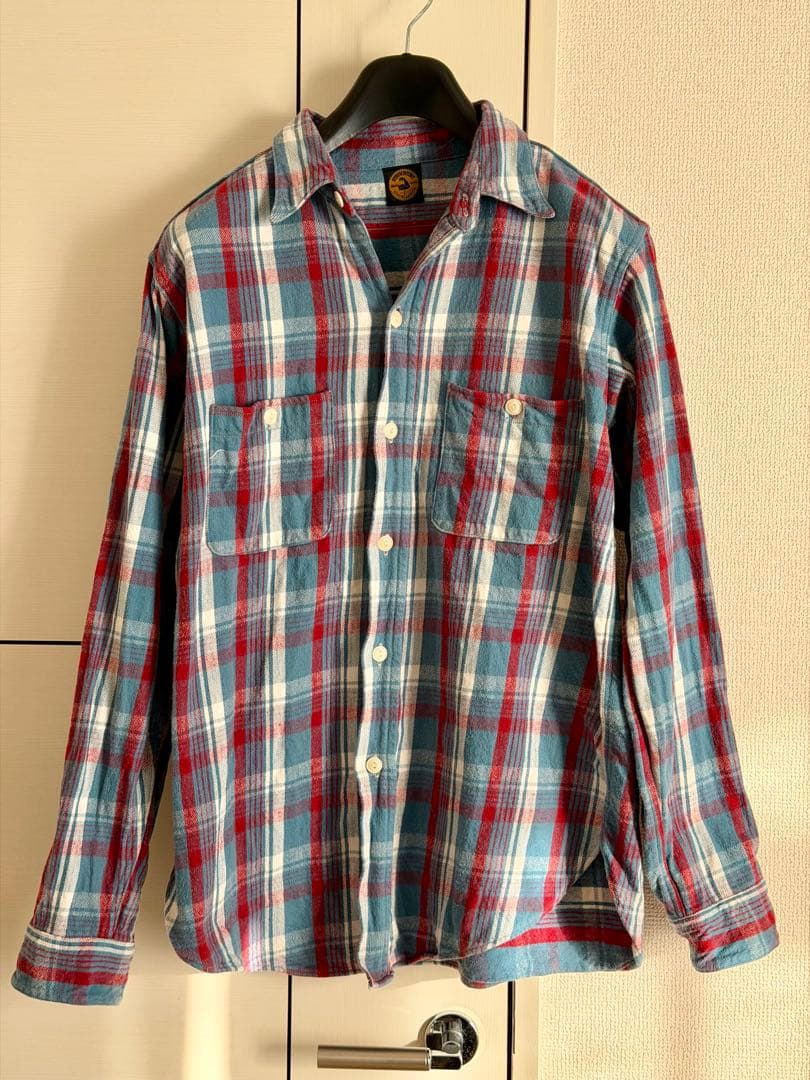 WAREHOUSE ジョングラッコー フランネルシャツ サイズ40
