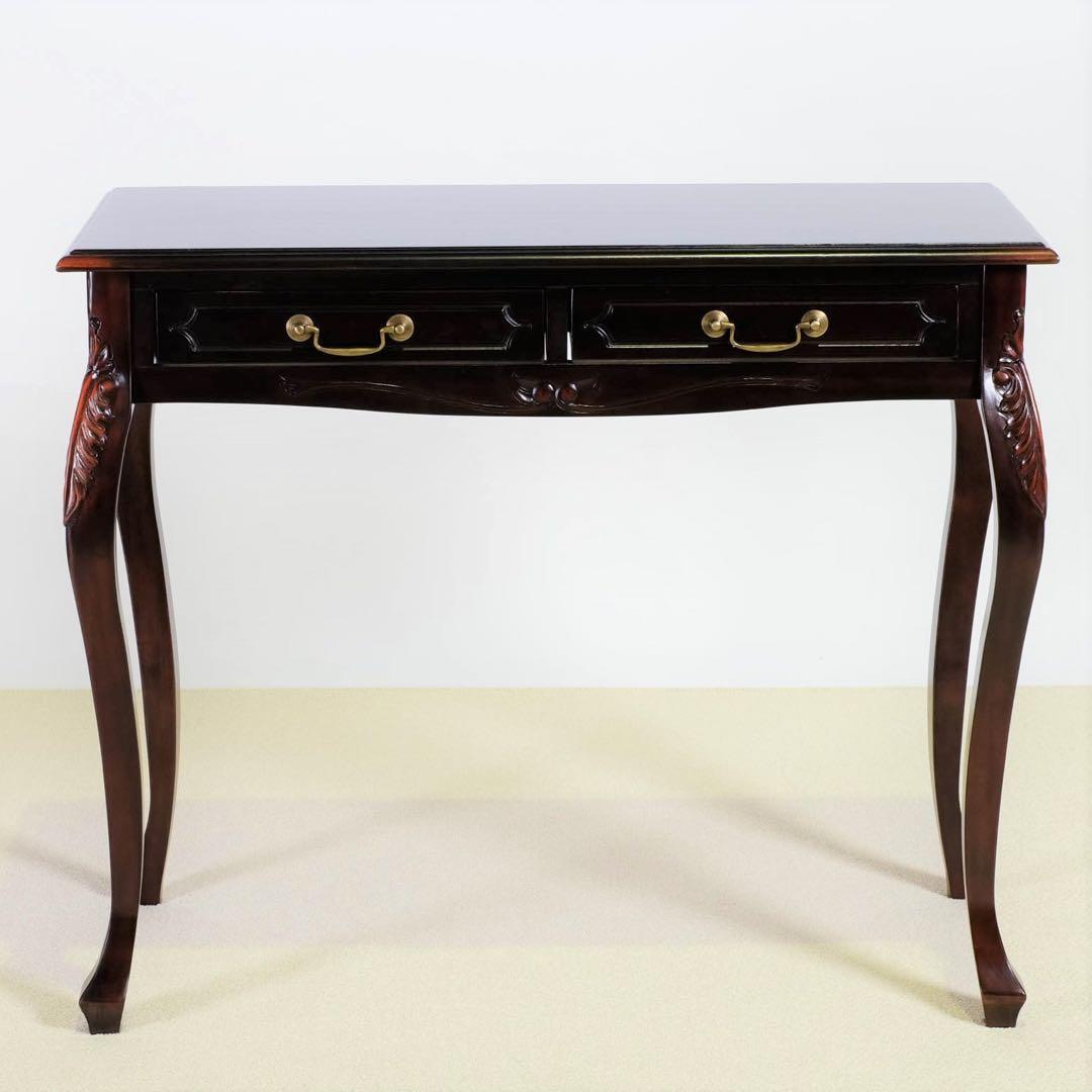 G 新品 コンソールテーブル アジアン 机 デスク サイドテーブル アンティーク