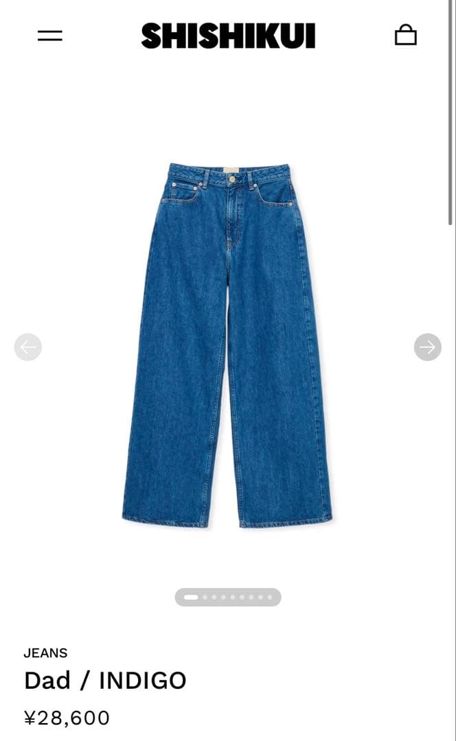 パンツ SHISHIKUI Dad / INDIGO 36