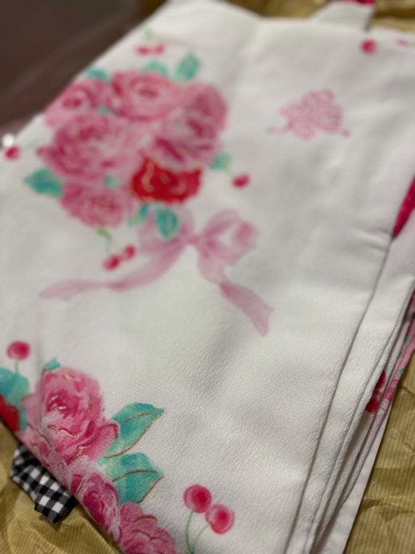 メゾピアノ七五三お着物帯髪飾りフルセット7歳着物女の子7歳セレモニー