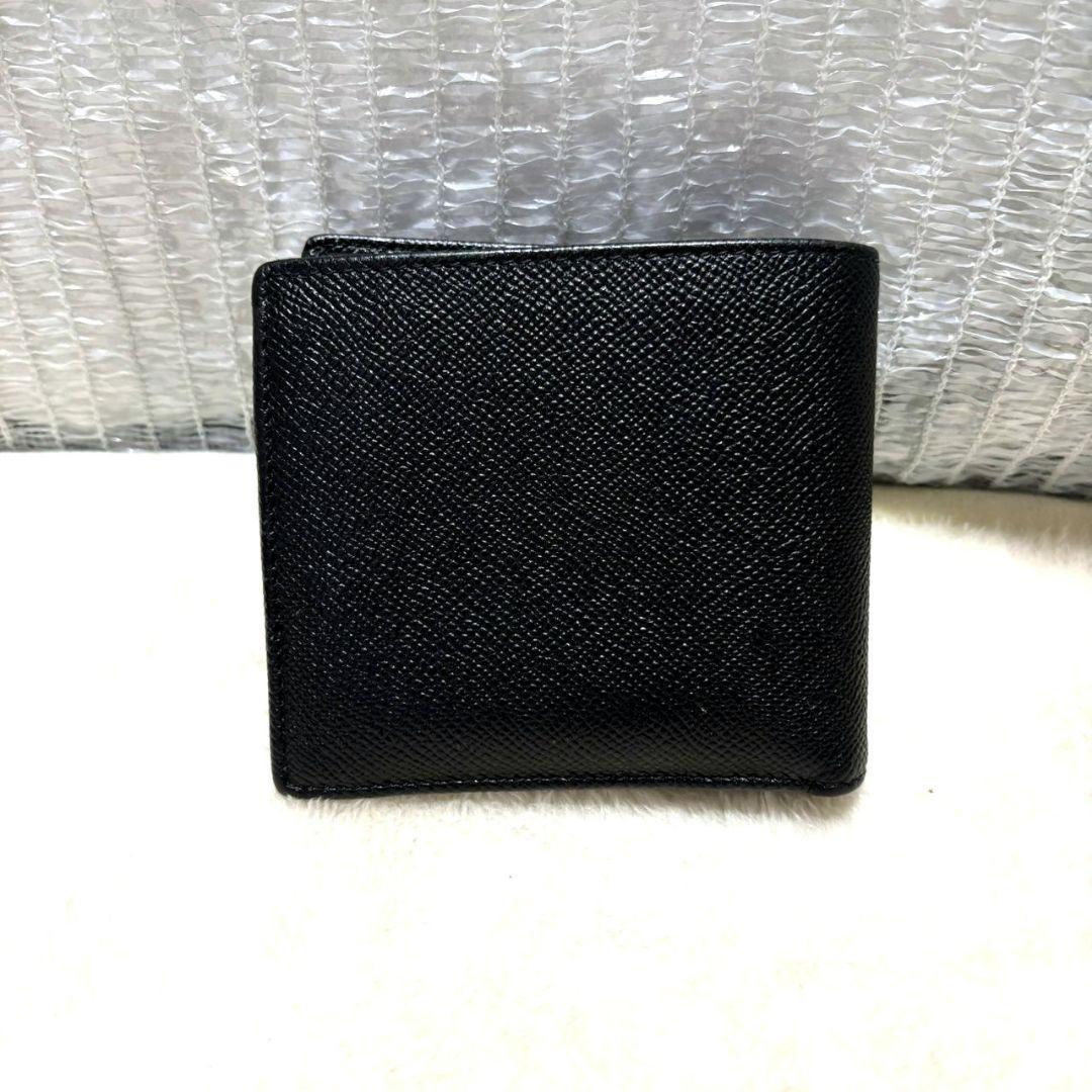 BVLGARI ブルガリブルガリ 二つ折り財布 コンパクト財布 ブラック
